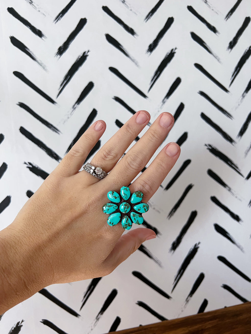Wynette Ring- Turquoise Stone
